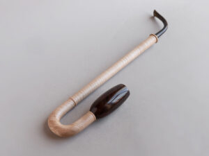 umbrella pipe, a long vertical smoking pipe designed by arcangelo ambrosi